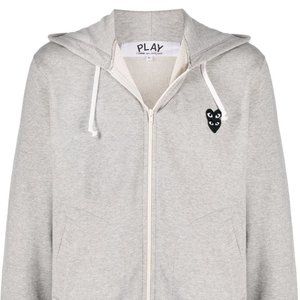 Comme Des Garçons Play embroidered logo hoodie - Size Large